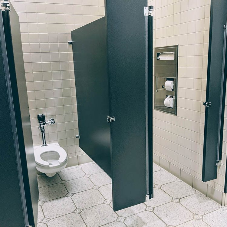 commercial bathroom stalls