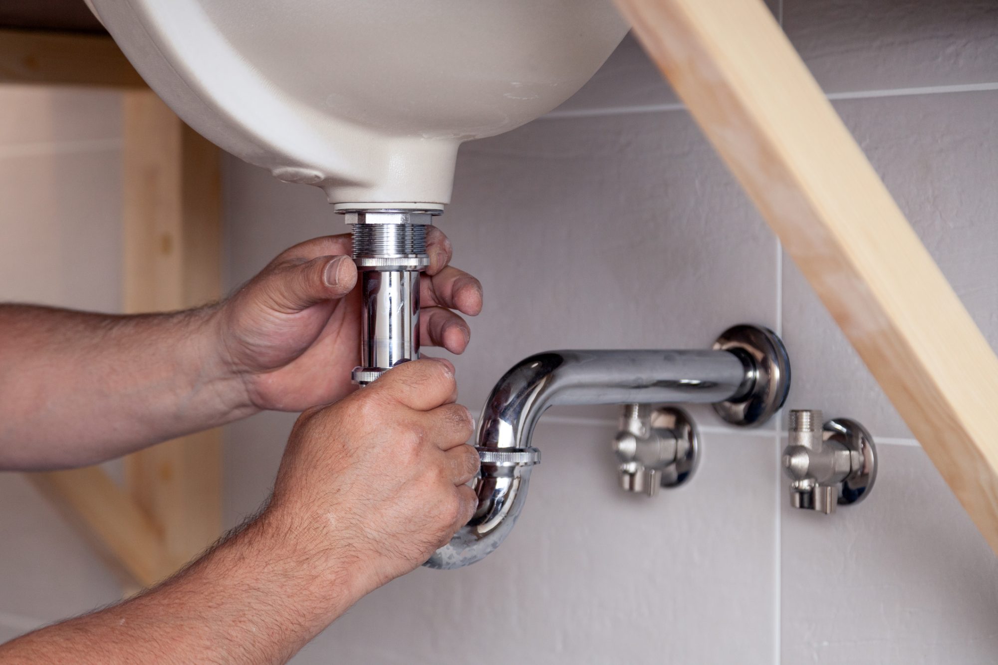 Leaking sink